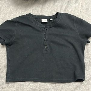 Sunday Best black cropped tee- Worn once or twice